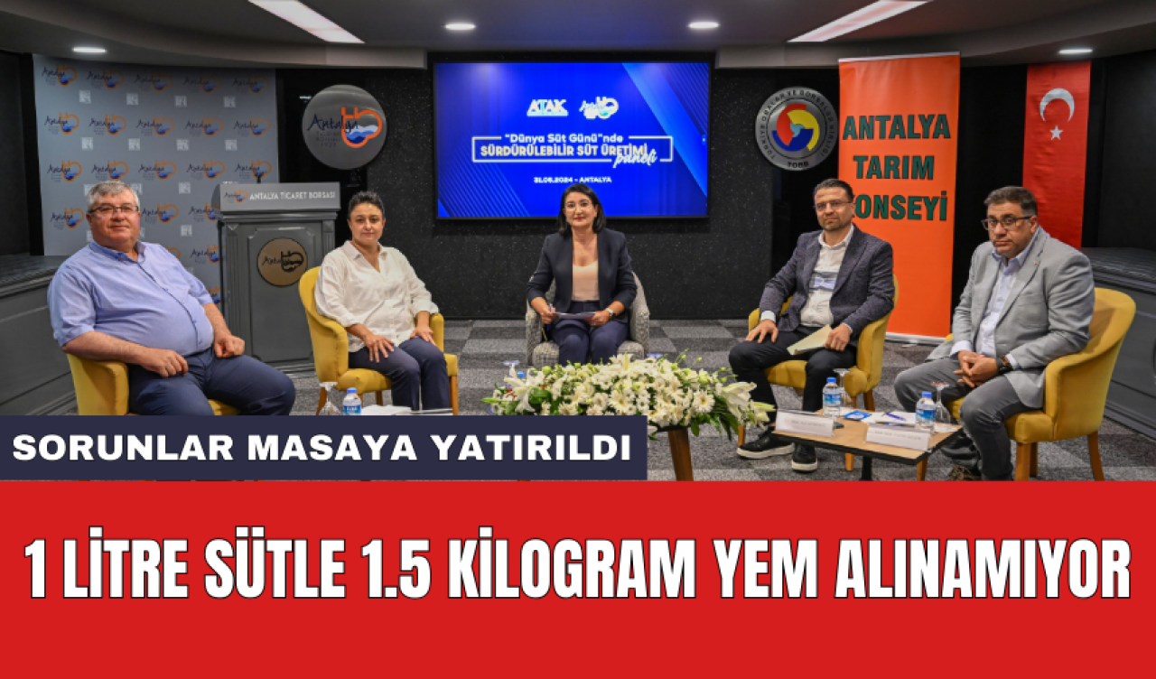 1 litre sütle 1.5 kilogram yem alınamıyor