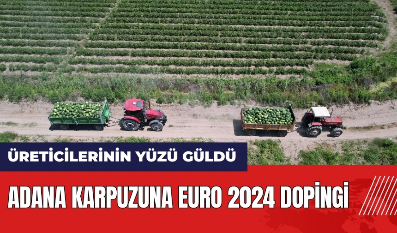 Adana karpuzuna EURO 2024 dopingi