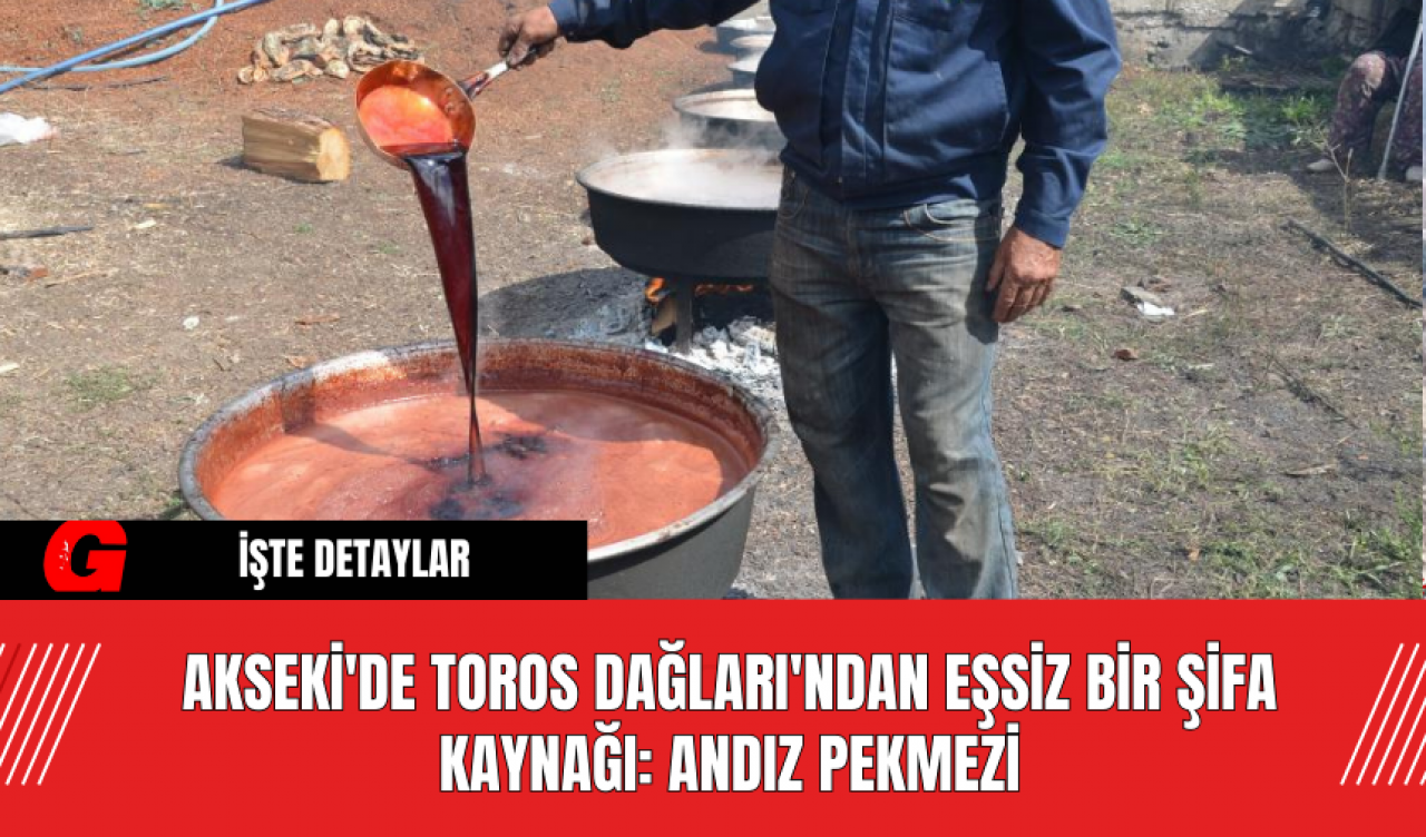 Akseki'de Toros Dağları'ndan Eşsiz Bir Şifa Kaynağı: Andız Pekmezi