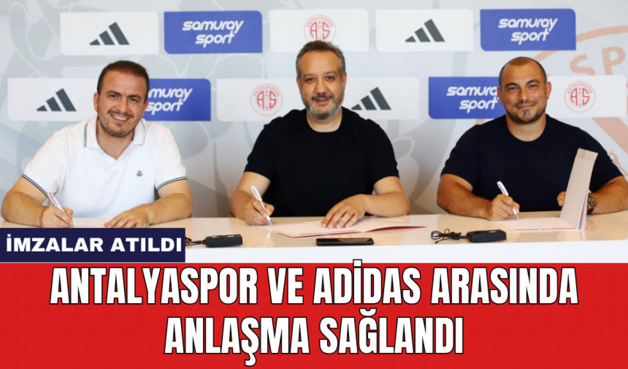 Antalyaspor ve Adidas arasında anlaşma sağlandı