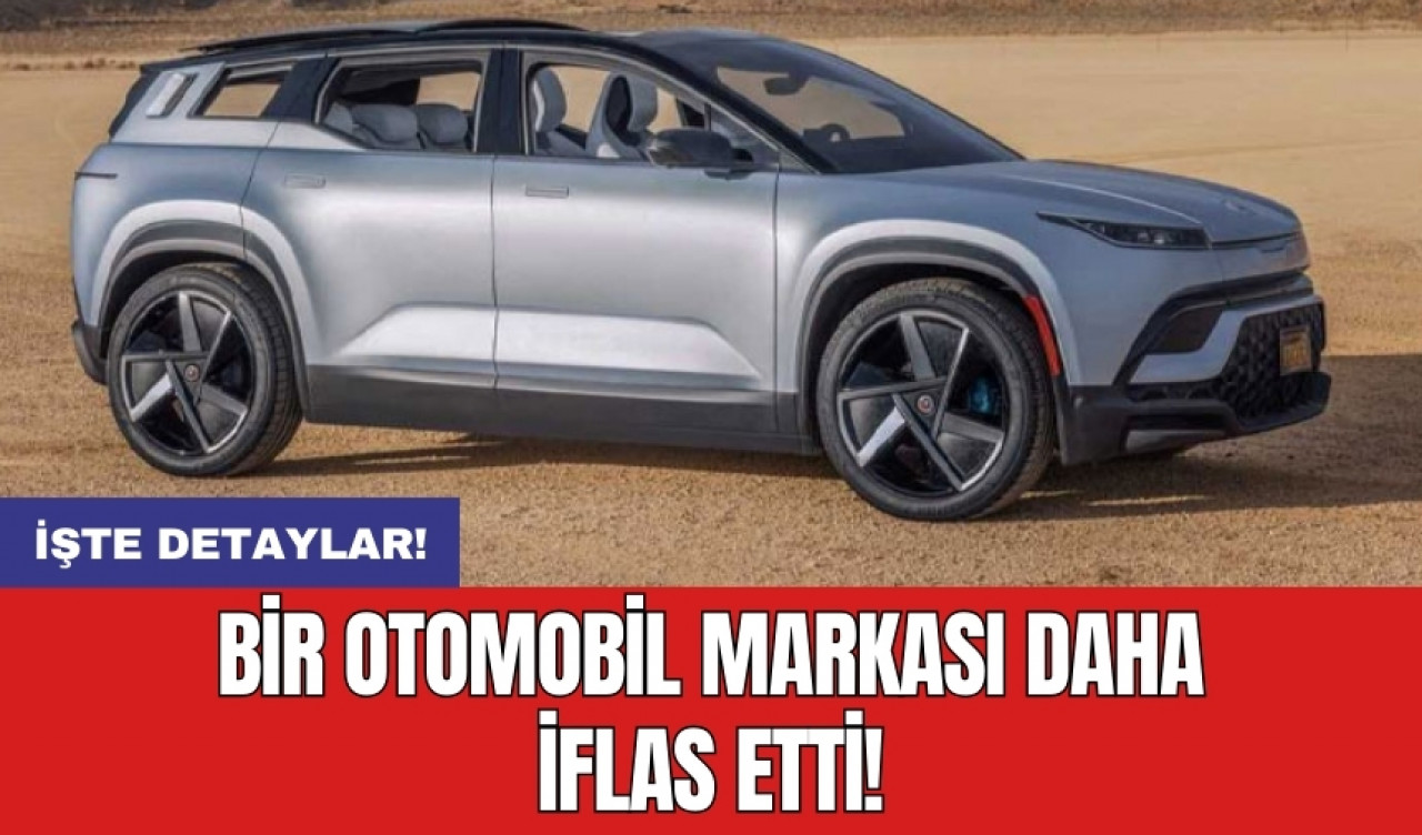 Bir otomobil markası daha iflas etti!