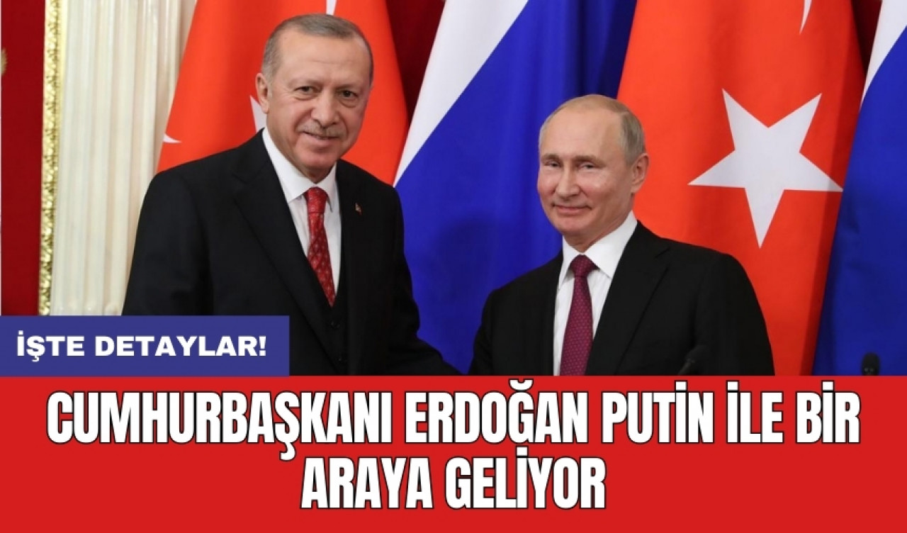 Cumhurbaşkanı Erdoğan Putin ile bir araya geliyor