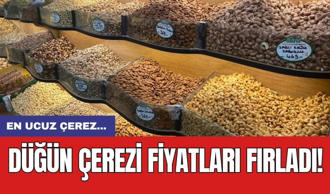 Düğün çerezi fiyatları fırladı!