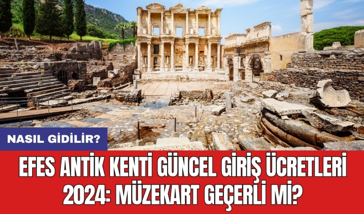 Efes Antik Kenti Güncel Giriş Ücretleri 2024: Müzekart Geçerli Mi? Nasıl Gidilir?