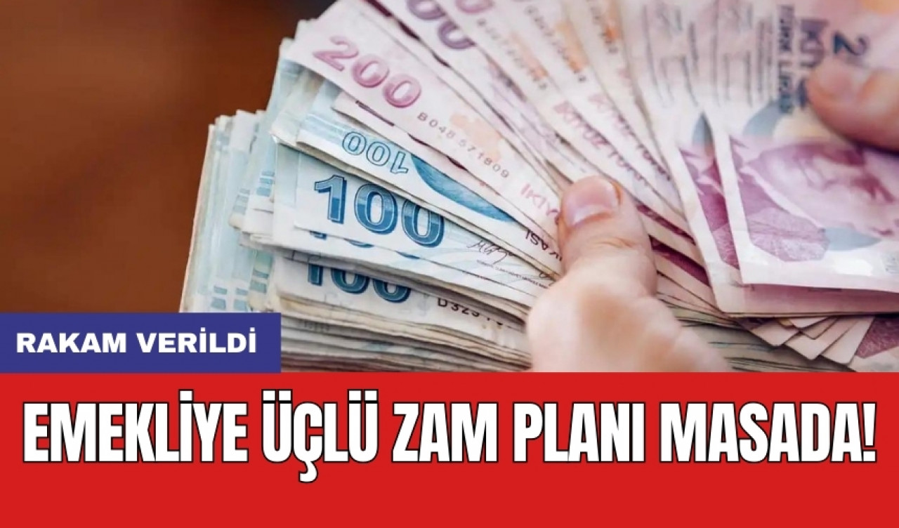 Emekliye üçlü zam planı masada! Rakam verildi