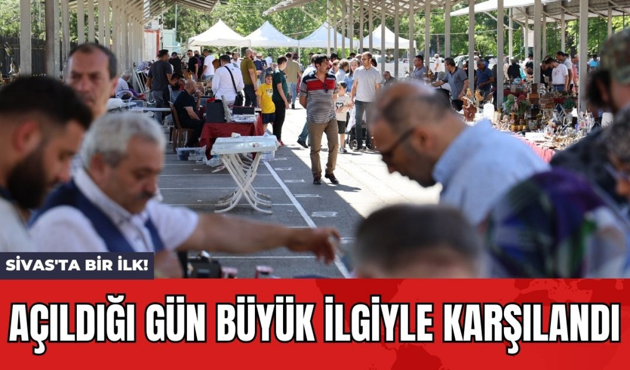 Sivas'ta Bir İlk! Açıldığı Gün Büyük İlgiyle Karşılandı