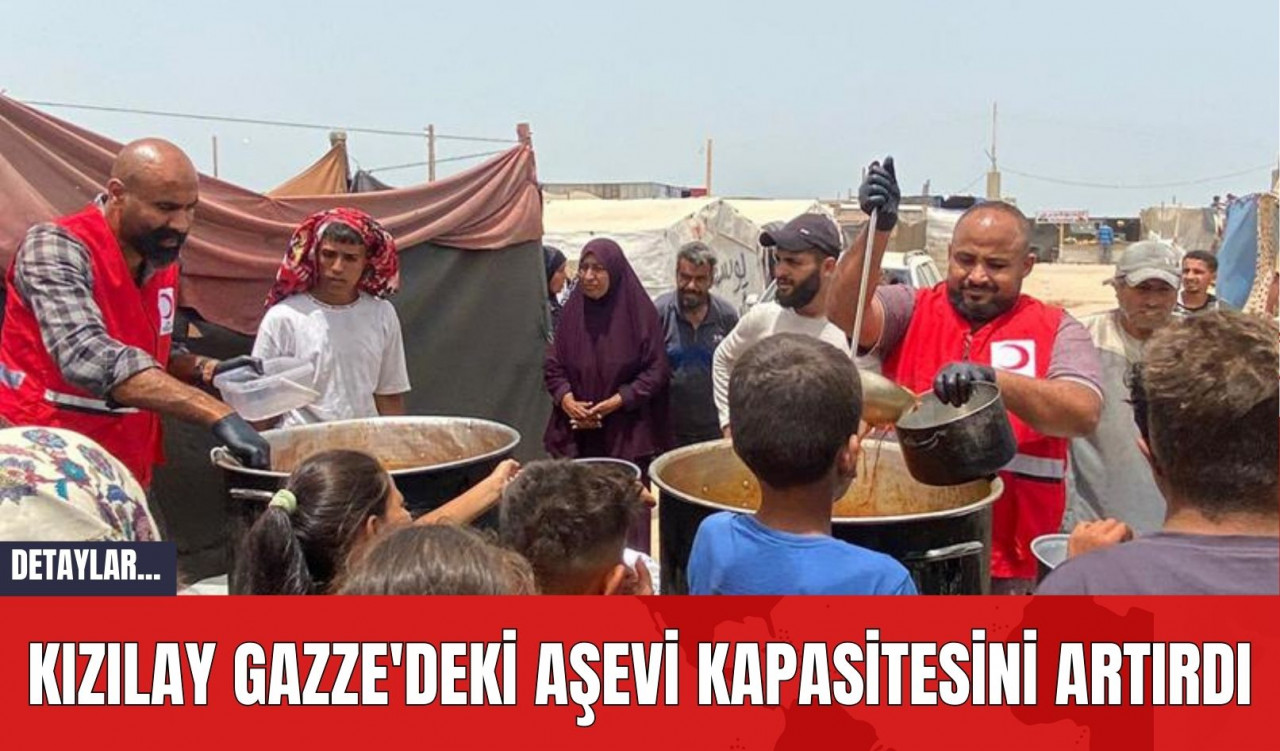 Kızılay Gazze'deki Aşevi Kapasitesini Artırdı