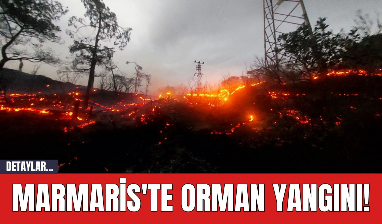 Marmaris'te Orman Yangını!