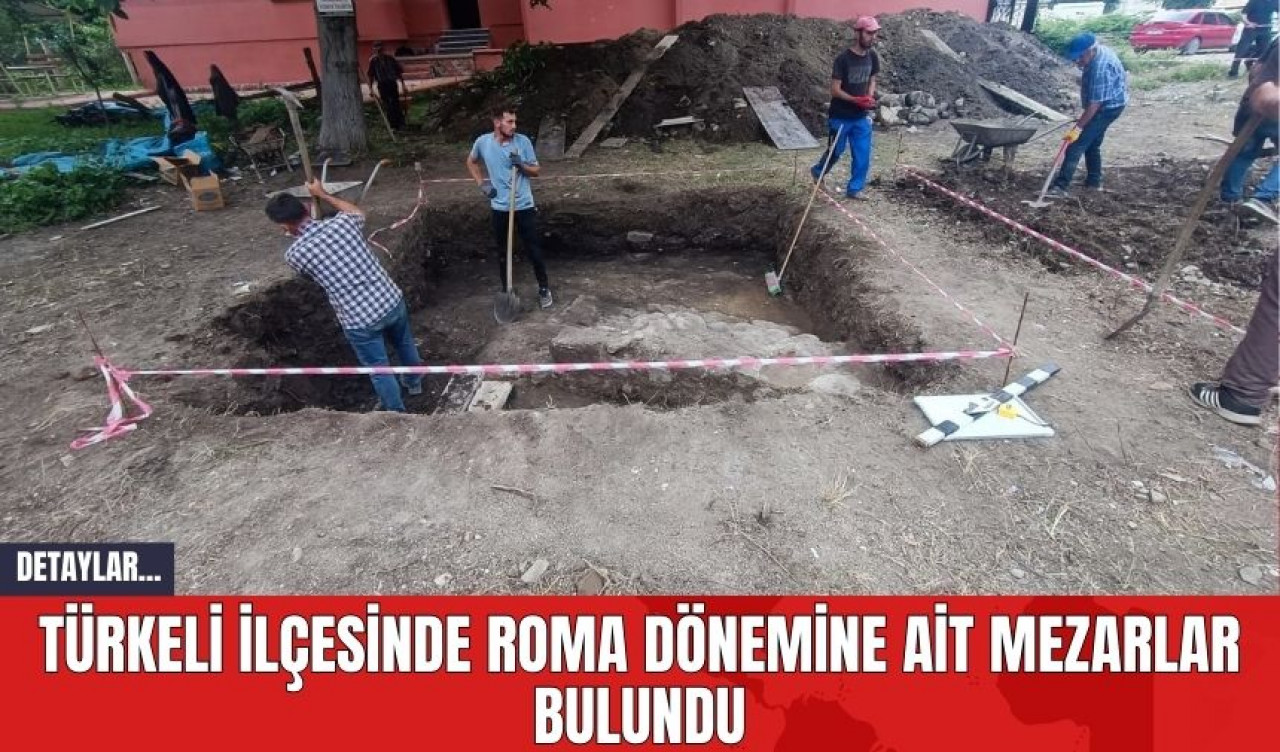 Türkeli İlçesinde Roma Dönemine Ait Mezarlar Bulundu