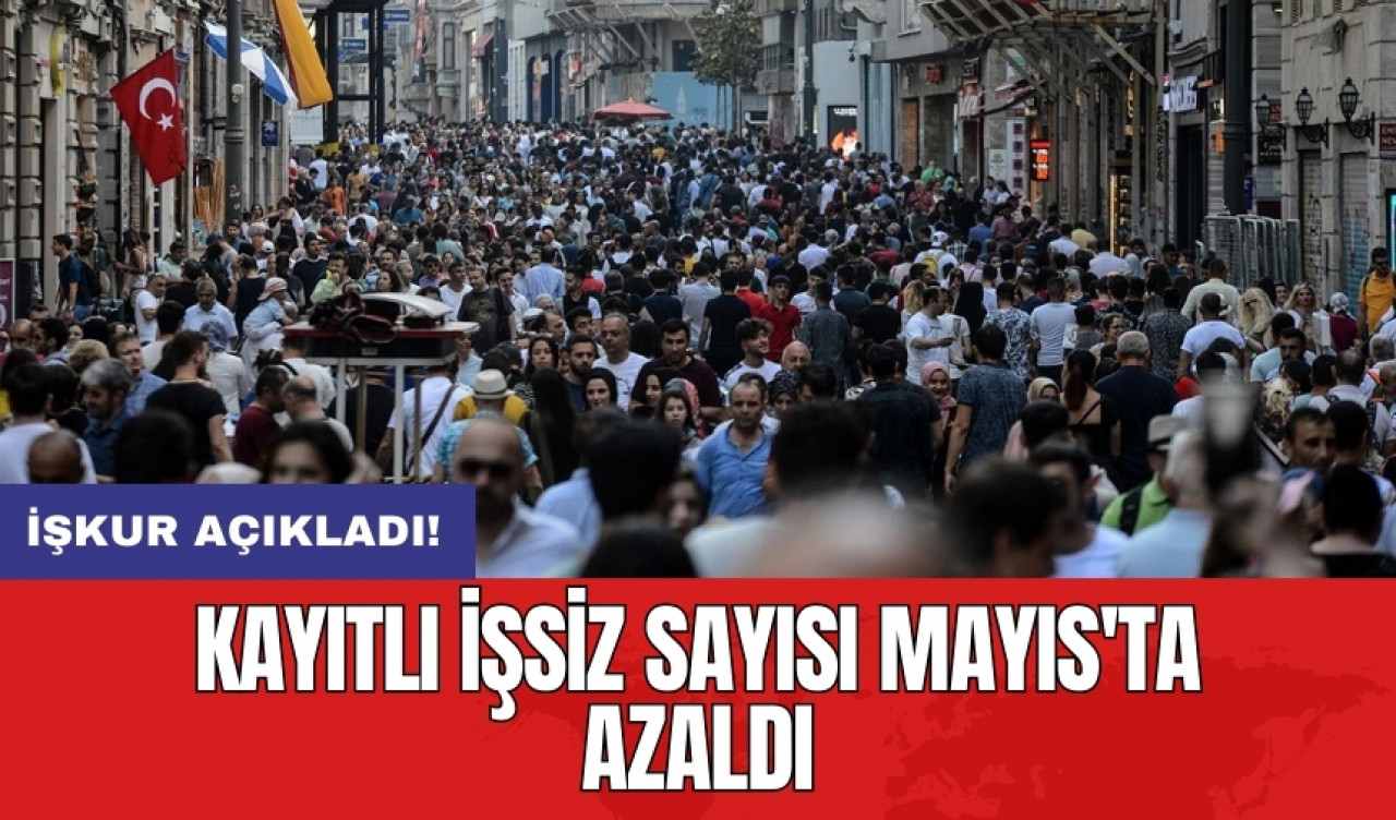 İşkur açıkladı! Kayıtlı işsiz sayısı Mayıs'ta azaldı