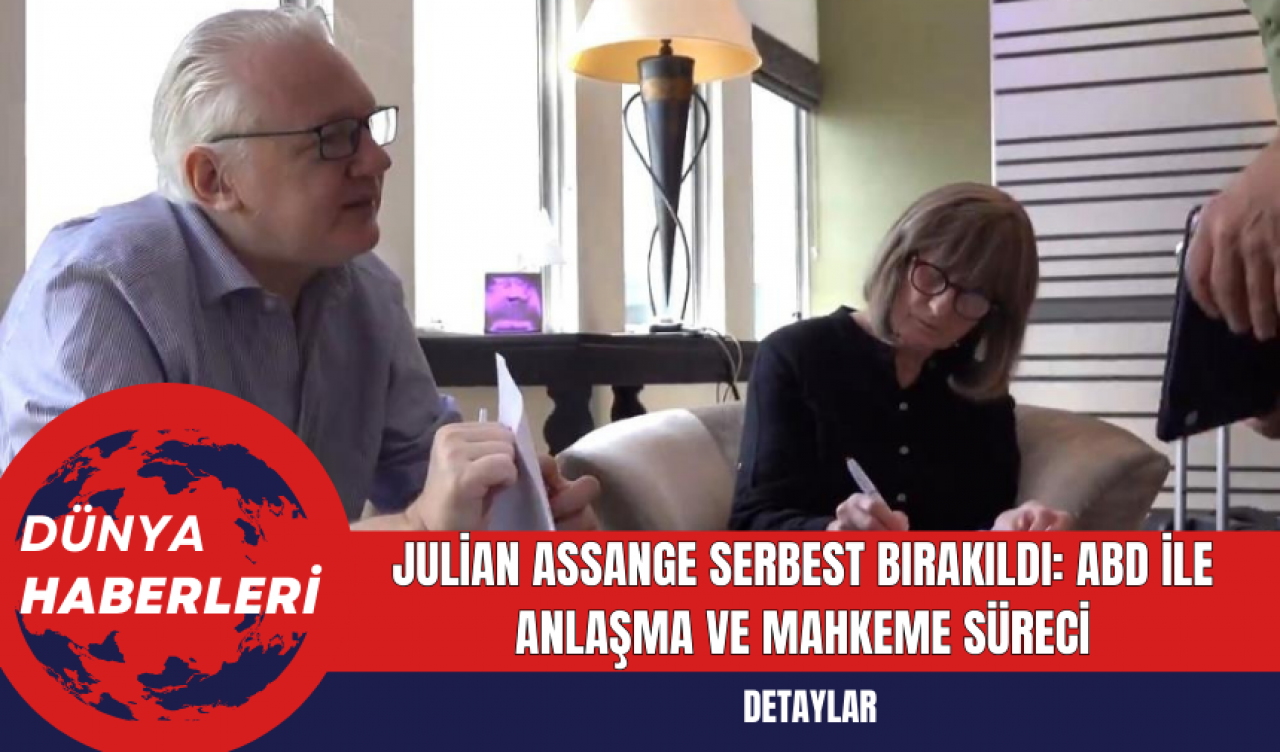 Julian Assange Serbest Bırakıldı: ABD ile Anlaşma ve Mahkeme Süreci