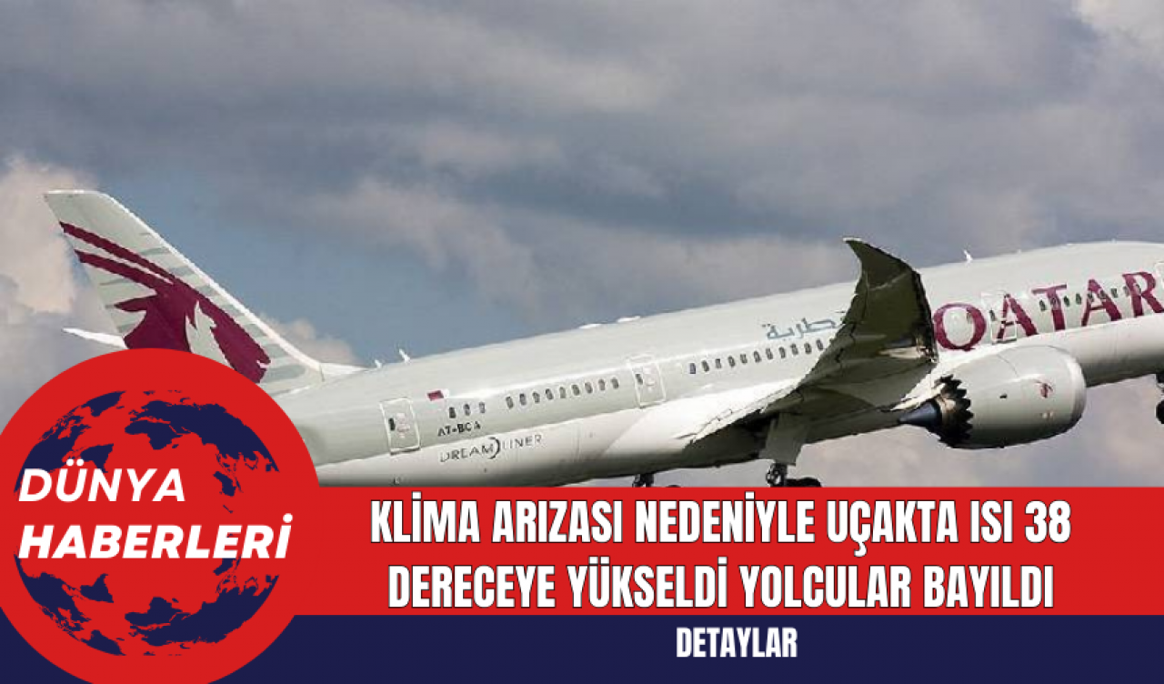 Klima Arızası Nedeniyle Uçakta Isı 38 Dereceye Yükseldi Yolcular Bayıldı