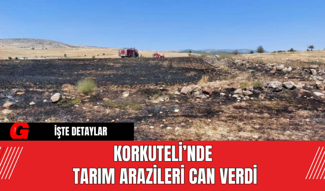 Korkuteli’nde Tarım Arazileri Can Verdi