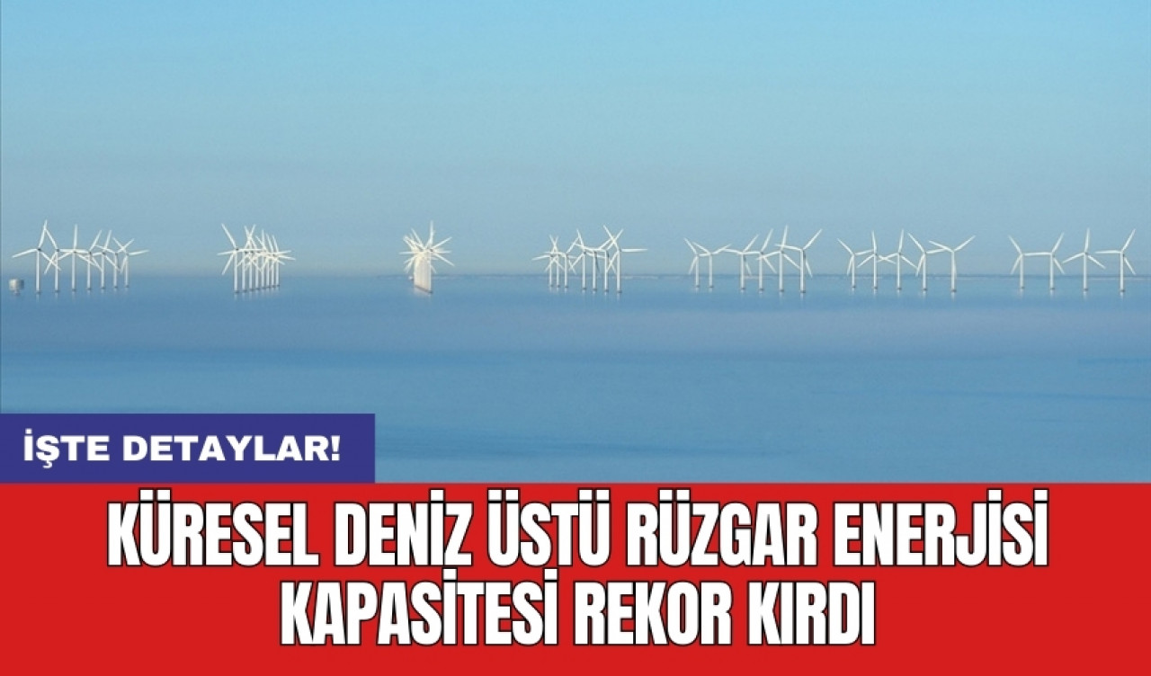 Küresel deniz üstü rüzgar enerjisi kapasitesi rekor kırdı