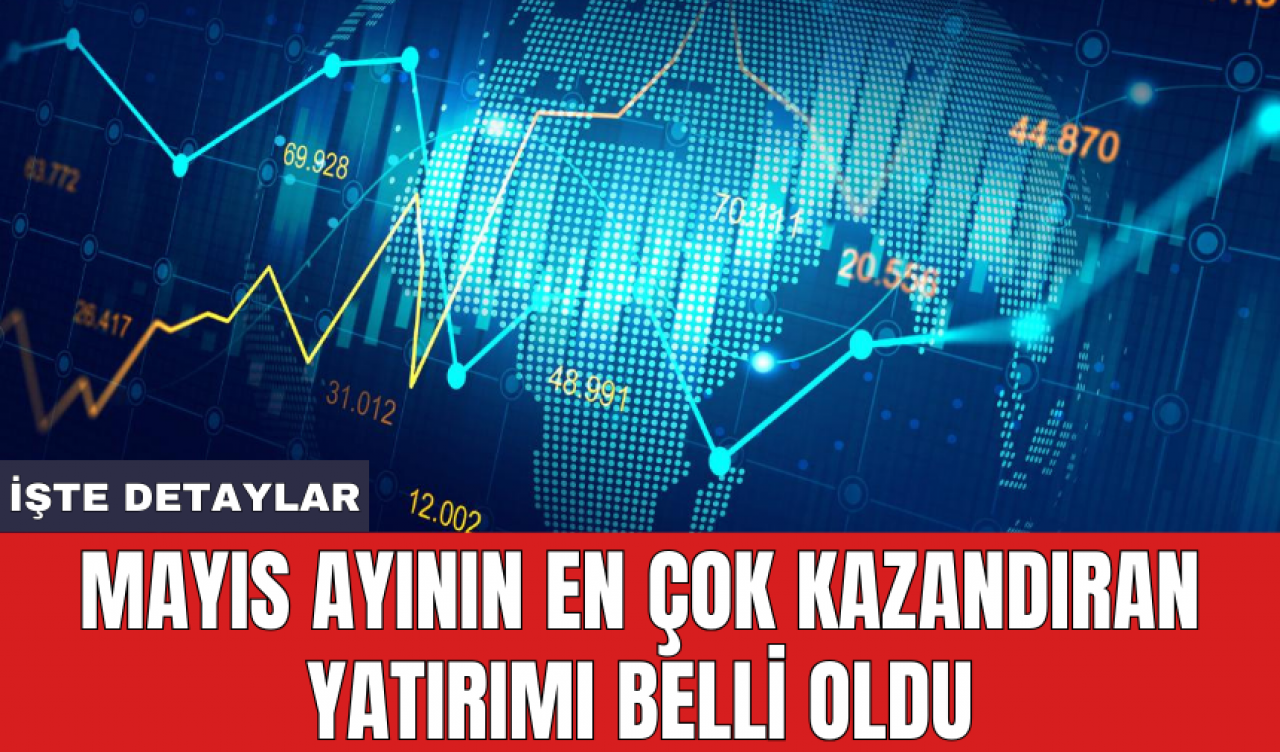 Mayıs ayının en çok kazandıran yatırımı belli oldu