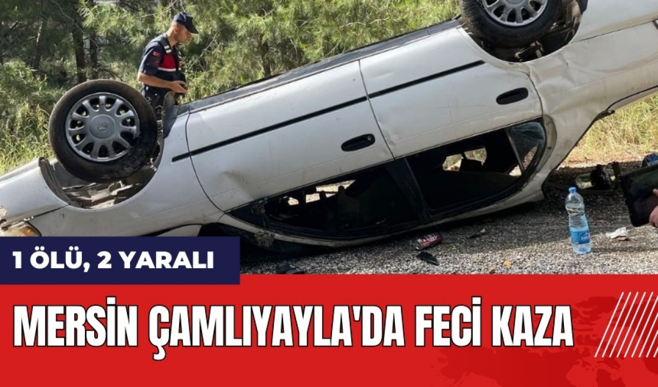 Mersin Çamlıyayla'da feci kaza: 1 ölü, 2 yaralı