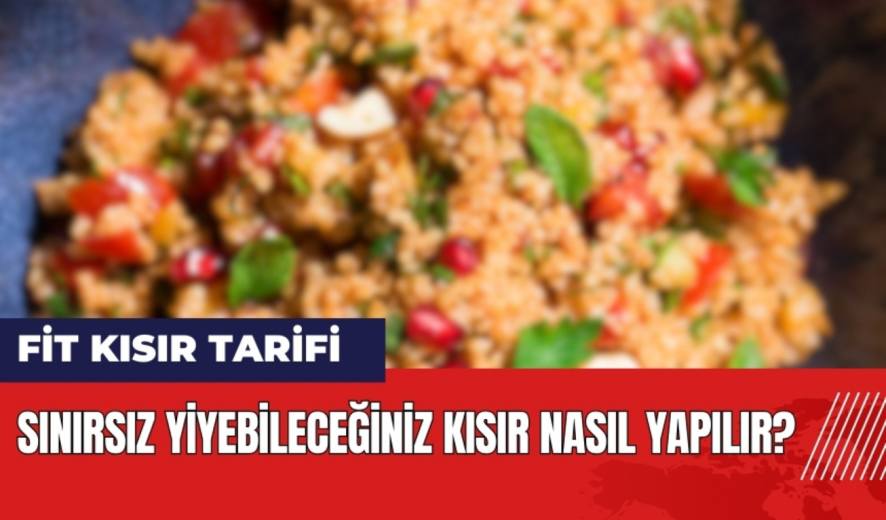 Sınırsız yiyebileceğiniz kısır nasıl yapılır? Fit karnabahar kısır tarifi