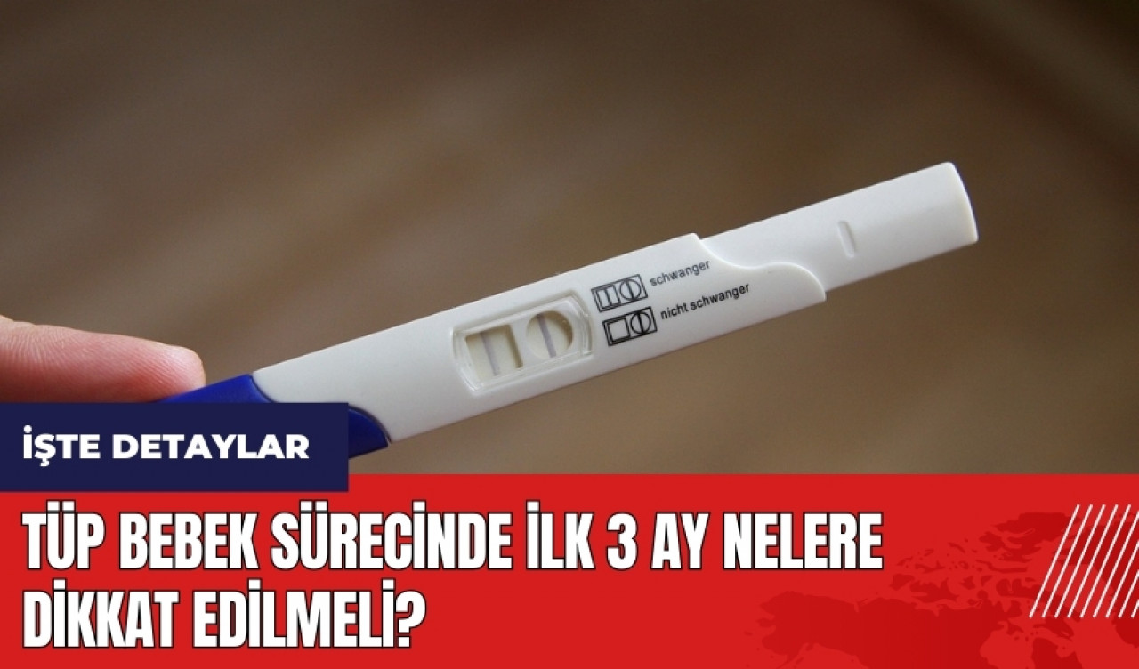 Tüp Bebek sürecinde ilk 3 ay nelere dikkat edilmeli?