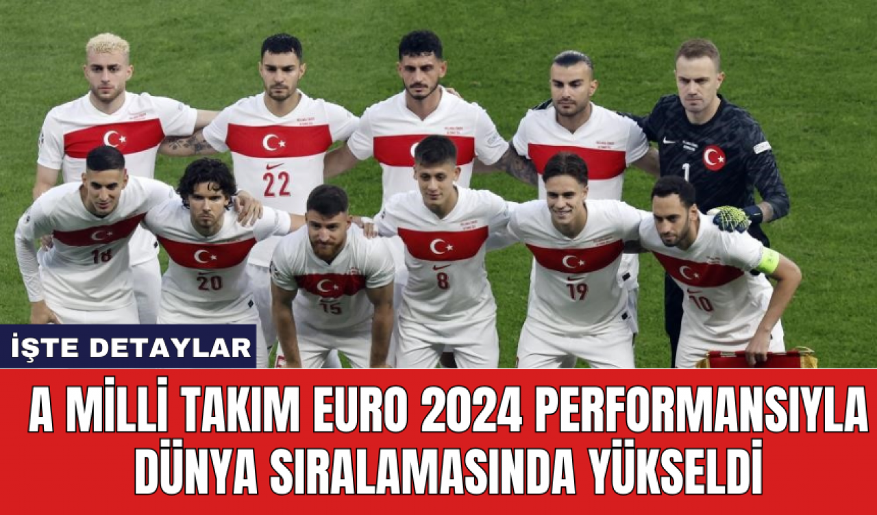 A Milli Takım EURO 2024 performansıyla dünya sıralamasında yükseldi