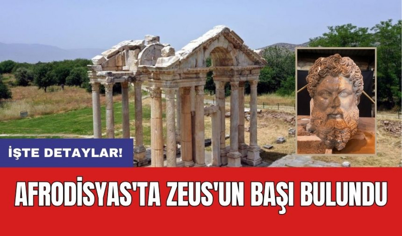 Afrodisyas'ta Zeus'un Başı Bulundu