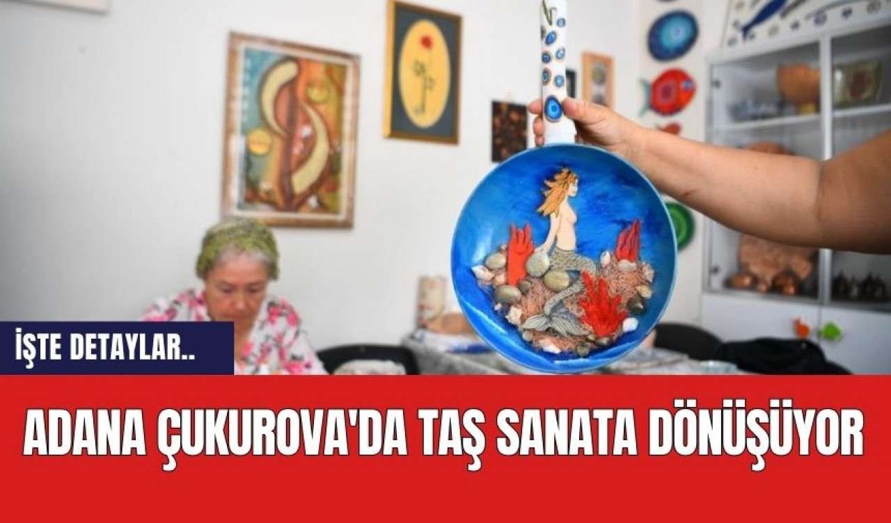 Adana Çukurova'da taş sanata dönüşüyor