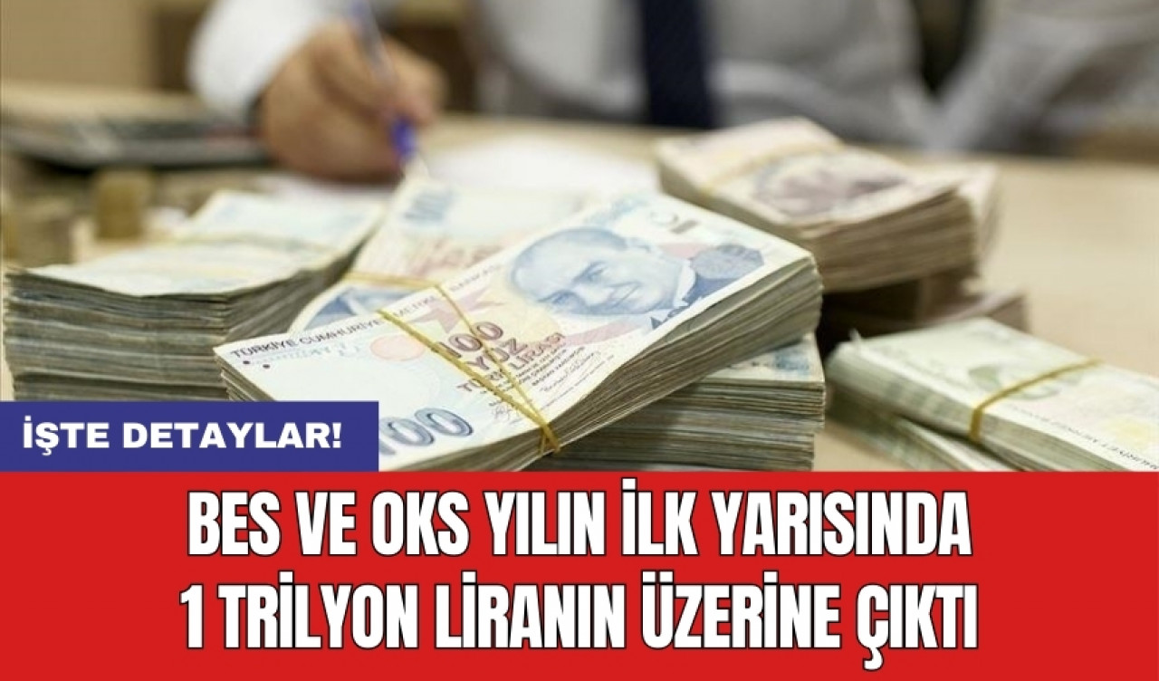 BES ve OKS yılın ilk yarısında 1 trilyon liranın üzerine çıktı