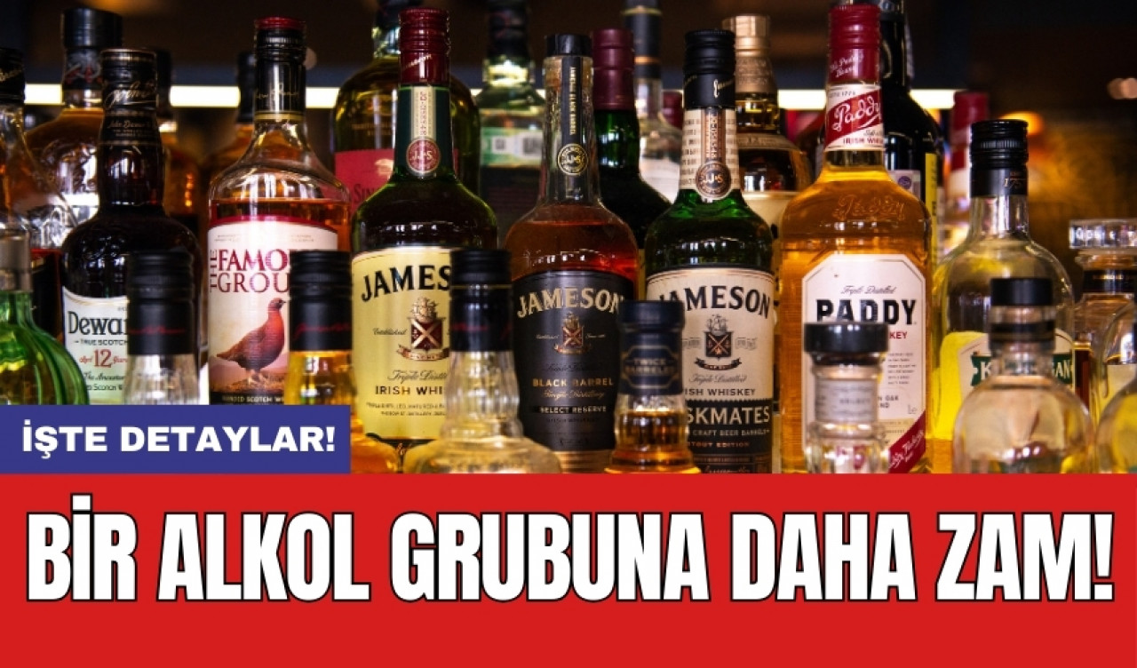 Bir alkol grubuna daha zam