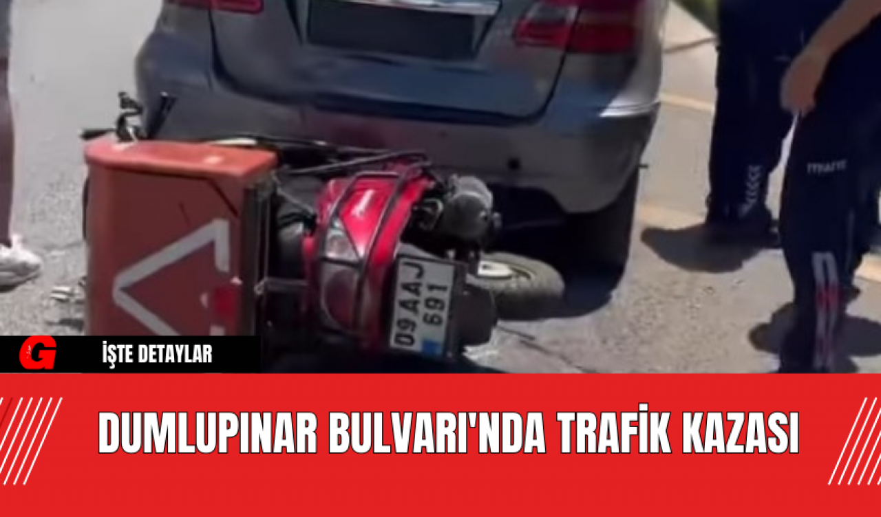 Dumlupınar Bulvarı'nda Trafik Kazası