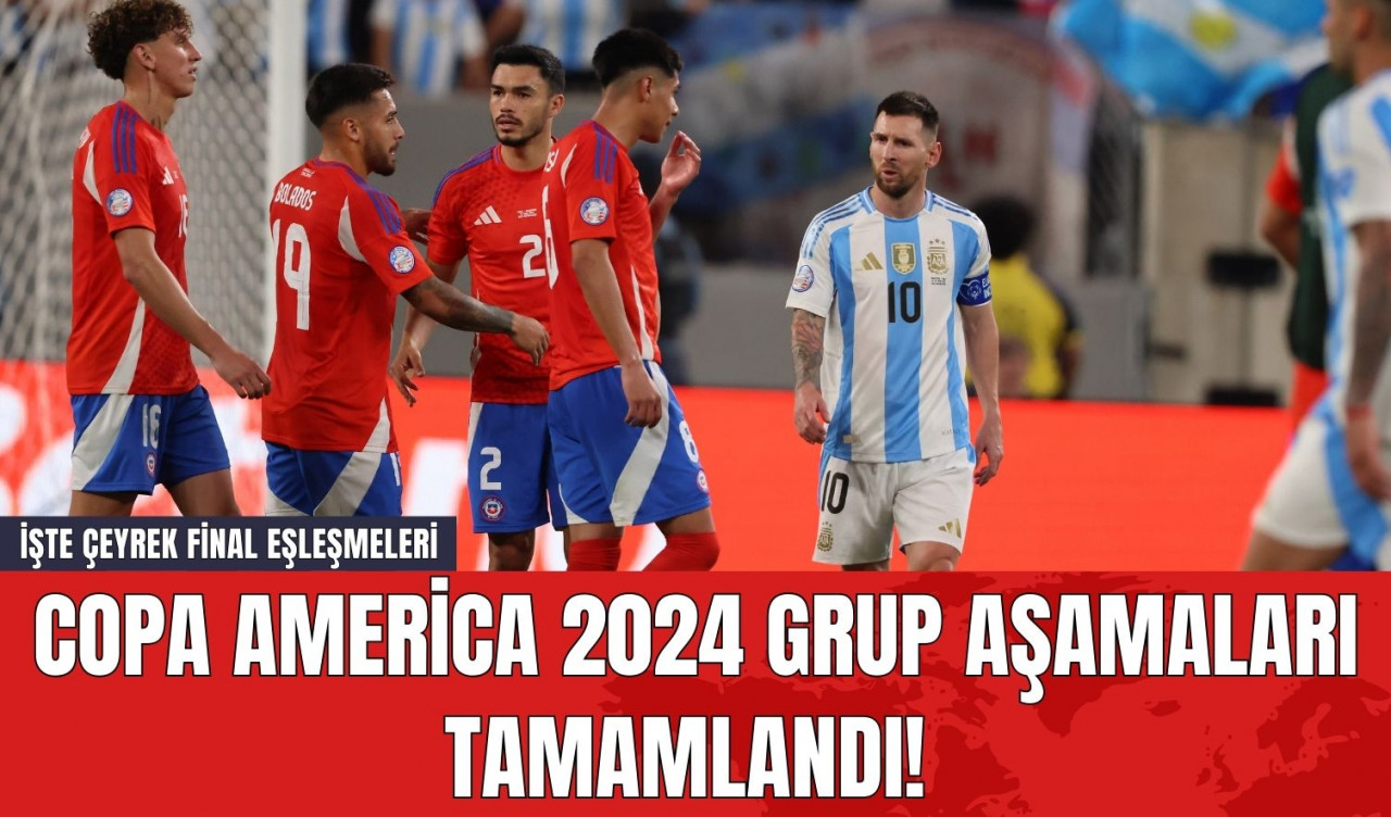 Copa America 2024 Grup Aşamaları Tamamlandı! İşte Çeyrek Final Eşleşmeleri