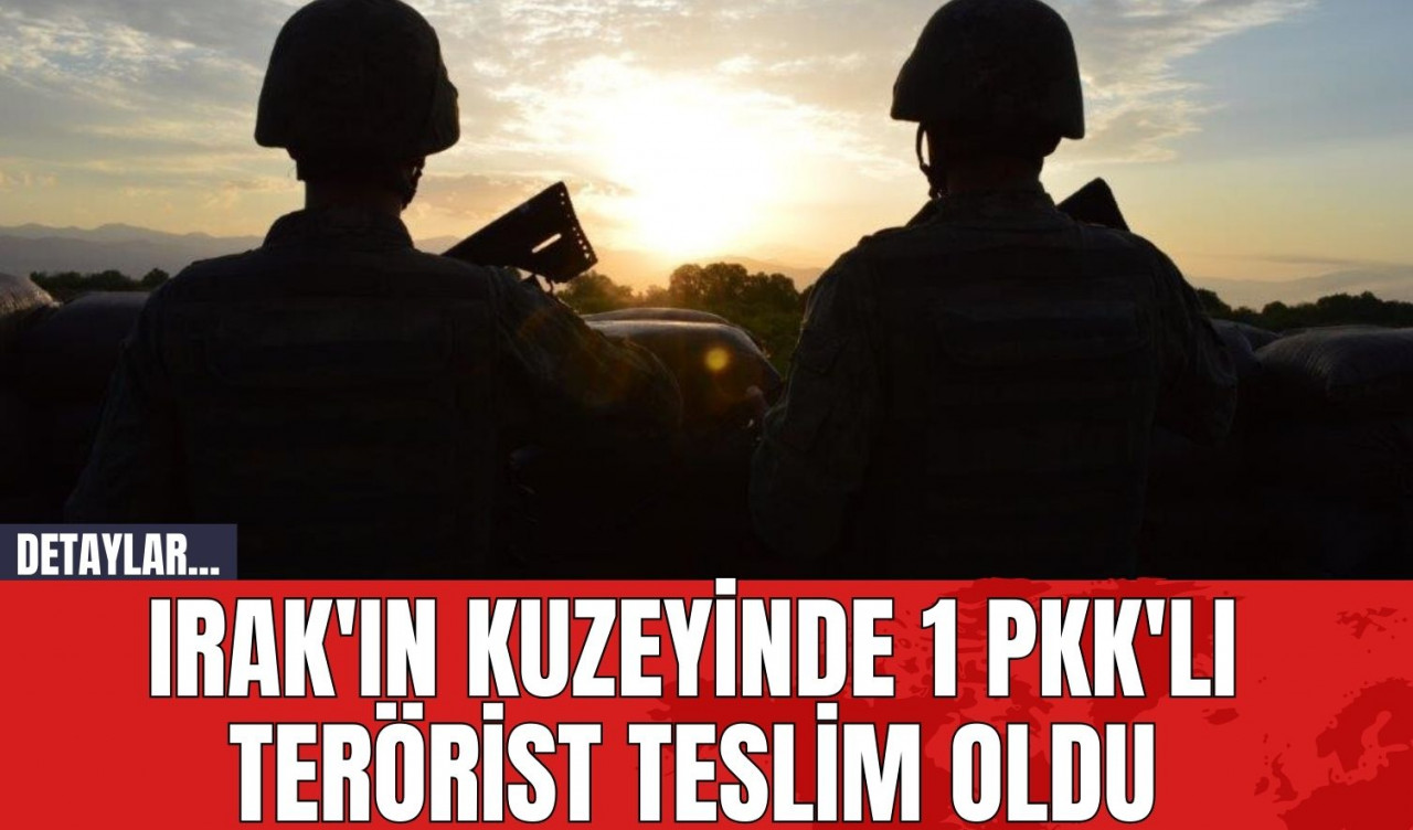 Irak'ın Kuzeyinde 1 P*K'lı Ter*rist Teslim Oldu