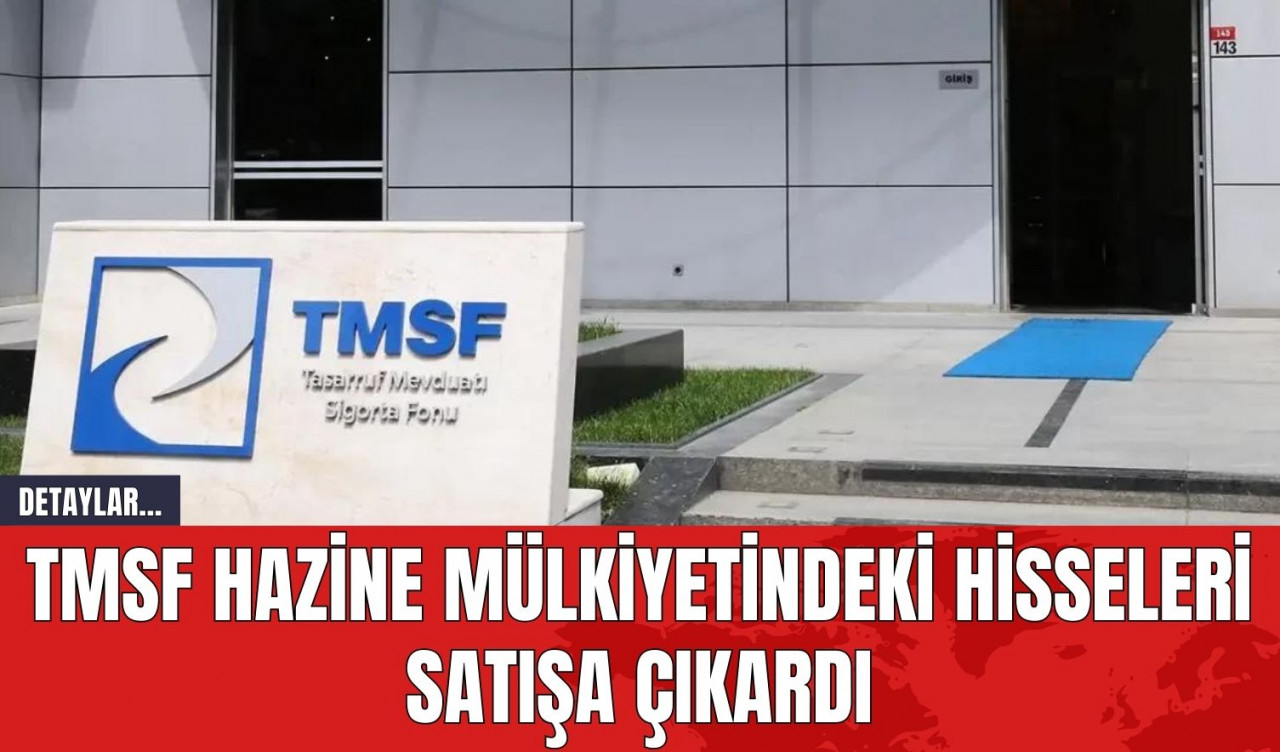 TMSF Hazine Mülkiyetindeki Hisseleri Satışa Çıkardı