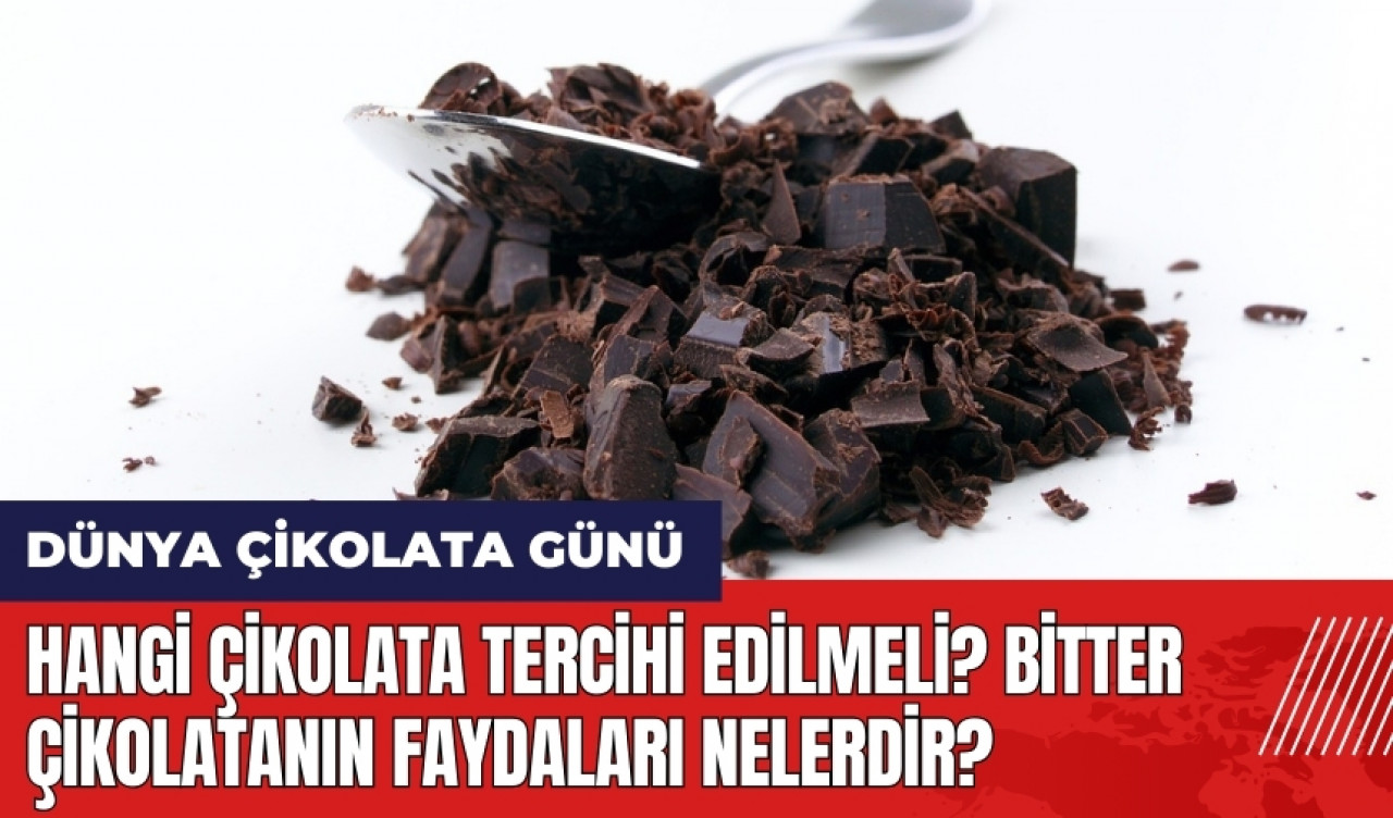 Hangi çikolata tercihi edilmeli? Bitter çikolatanın faydaları nelerdir?