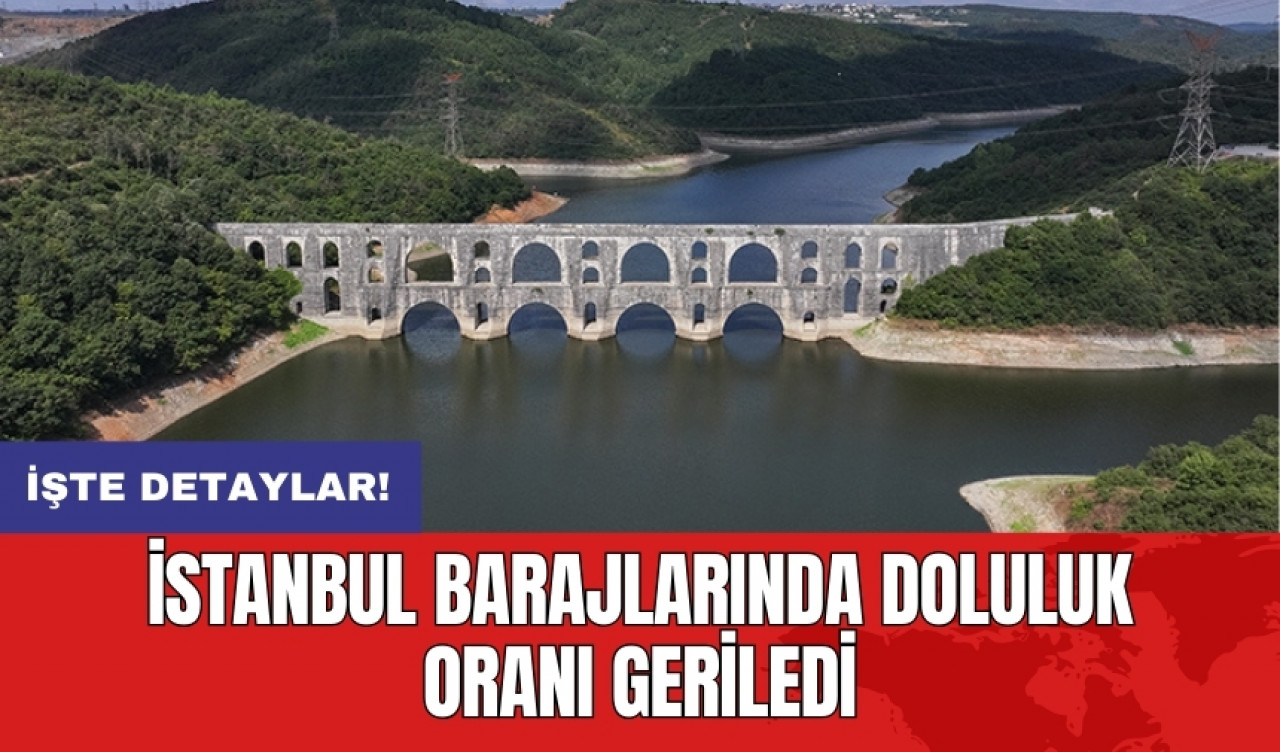 İstanbul barajlarında doluluk oranı geriledi