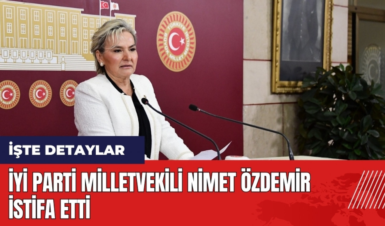 İYİ Parti'den istifa eden Nimet Özdemir kimdir? Nereli? Kaç yaşında?