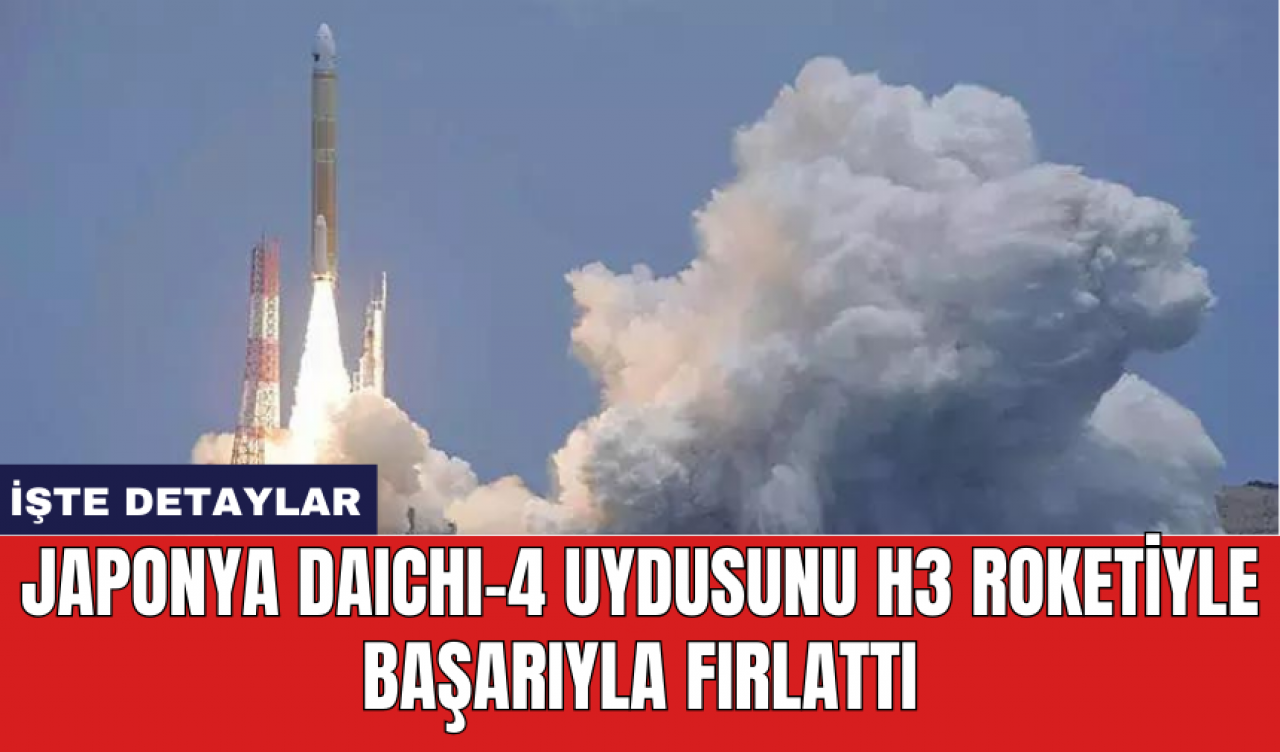 Japonya DAICHI-4 uydusunu H3 roketiyle başarıyla fırlattı