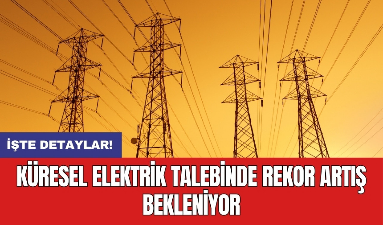 Küresel elektrik talebinde rekor artış bekleniyor