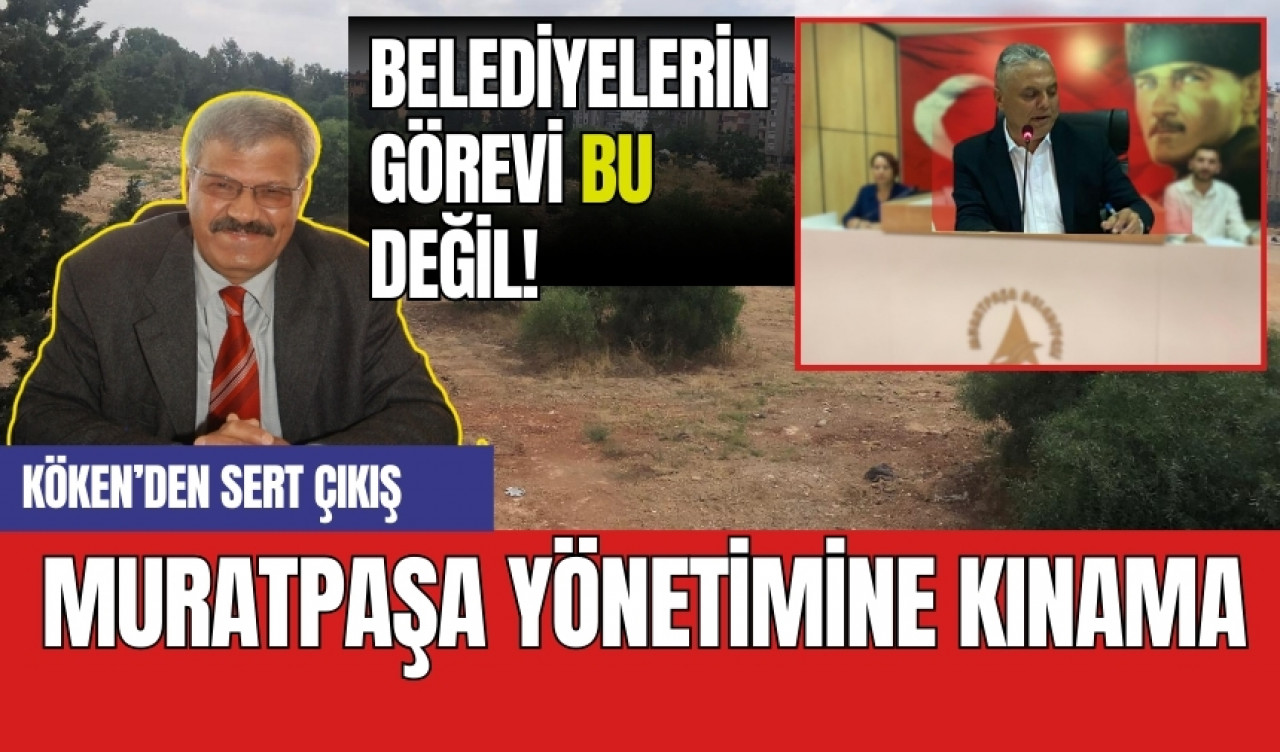 Partisinin Muratpaşa Belediye yönetimini neden kınadı?