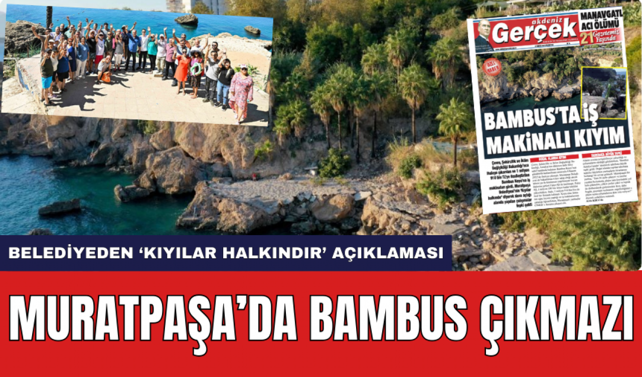 Muratpaşa'da Bambus Çıkmazı! AKP İlçe Başkanlığı Belediyeyi Suçladı Cevap Gecikmedi