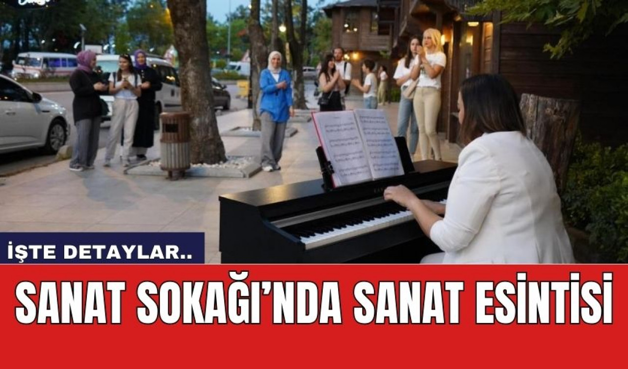 Sanat Sokağı’nda Sanat Esintisi