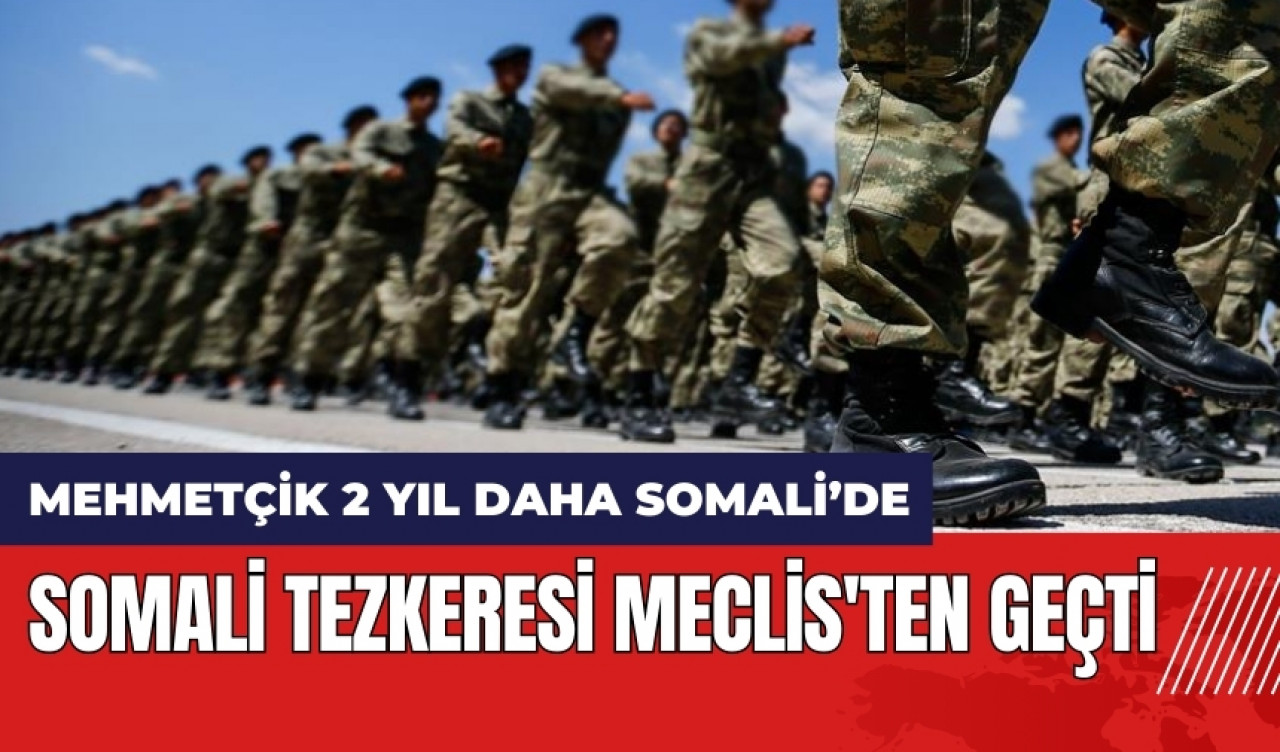 Somali Tezkeresi Meclis'ten geçti