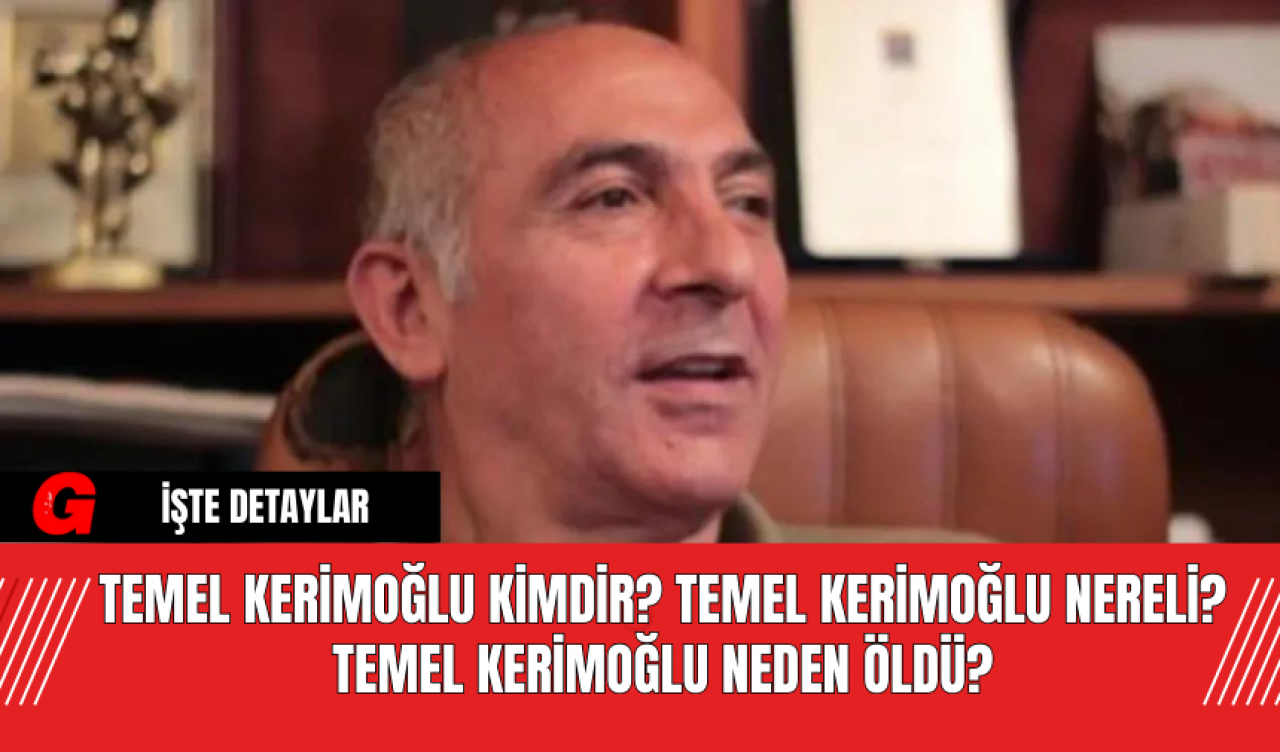 Temel Kerimoğlu Kimdir? Temel Kerimoğlu Nereli? Temel Kerimoğlu neden öldü?