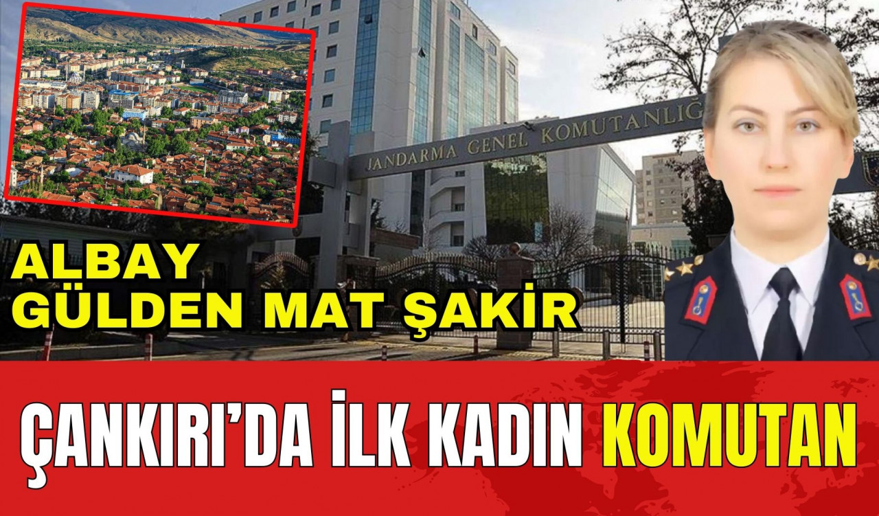 Çankırı’ya İlk Kadın Jandarma Alay Komutanı