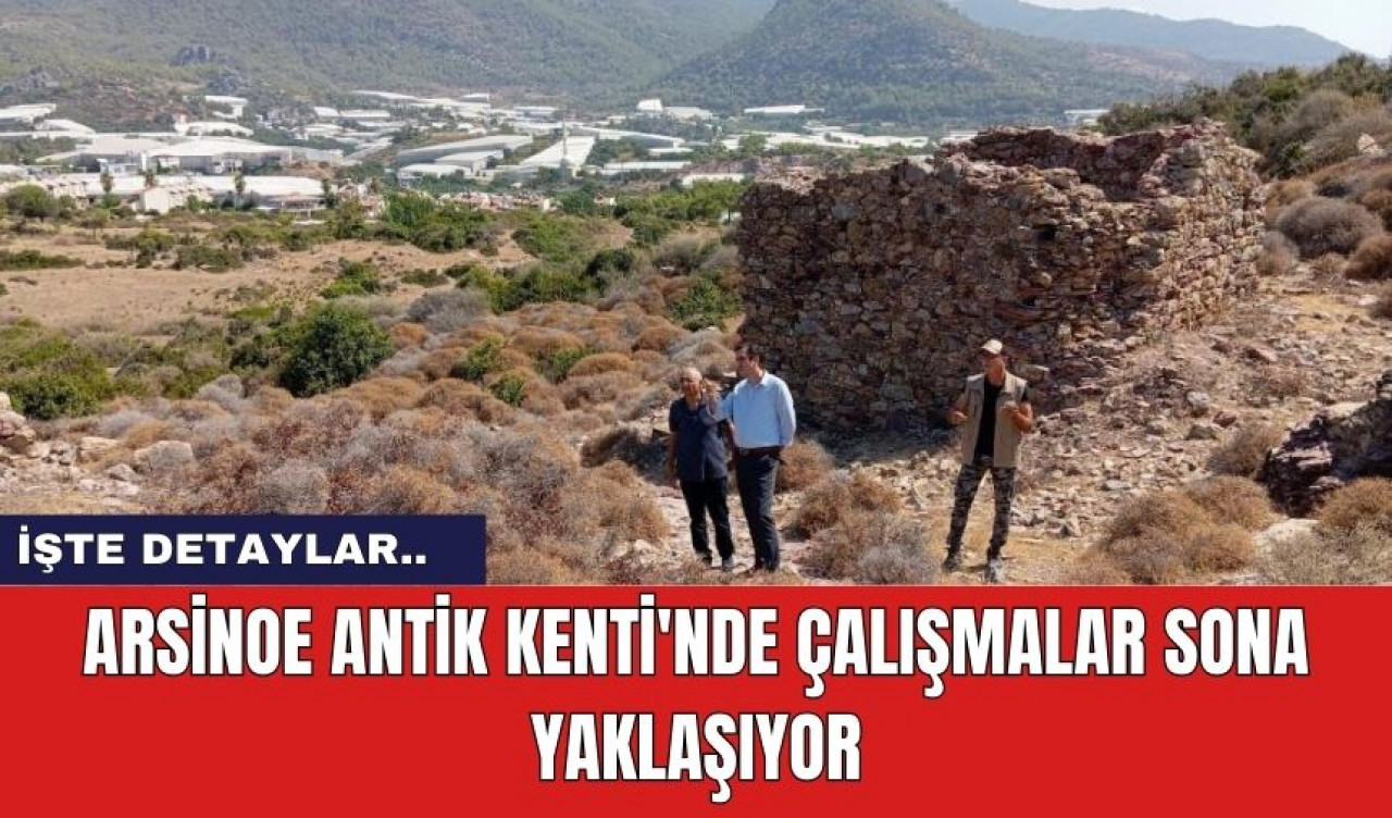 Arsinoe Antik Kenti'nde Çalışmalar Sona Yaklaşıyor