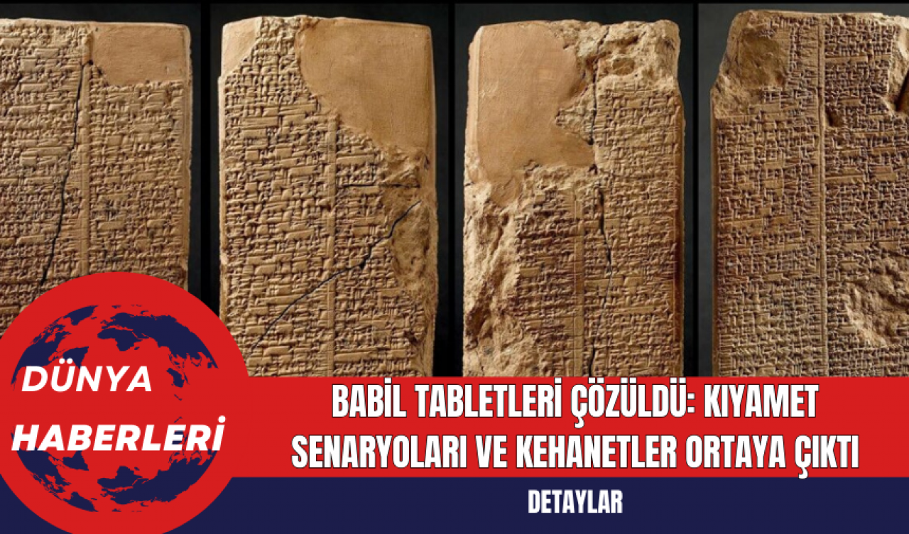 Babil Tabletleri Çözüldü: Kıyamet Senaryoları ve Kehanetler Ortaya Çıktı