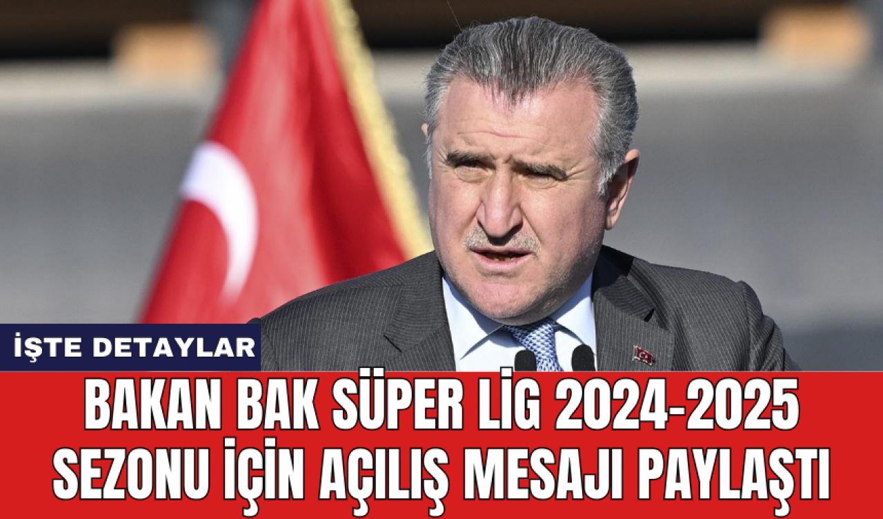 Bakan Bak yeni sezon için mesaj paylaştı