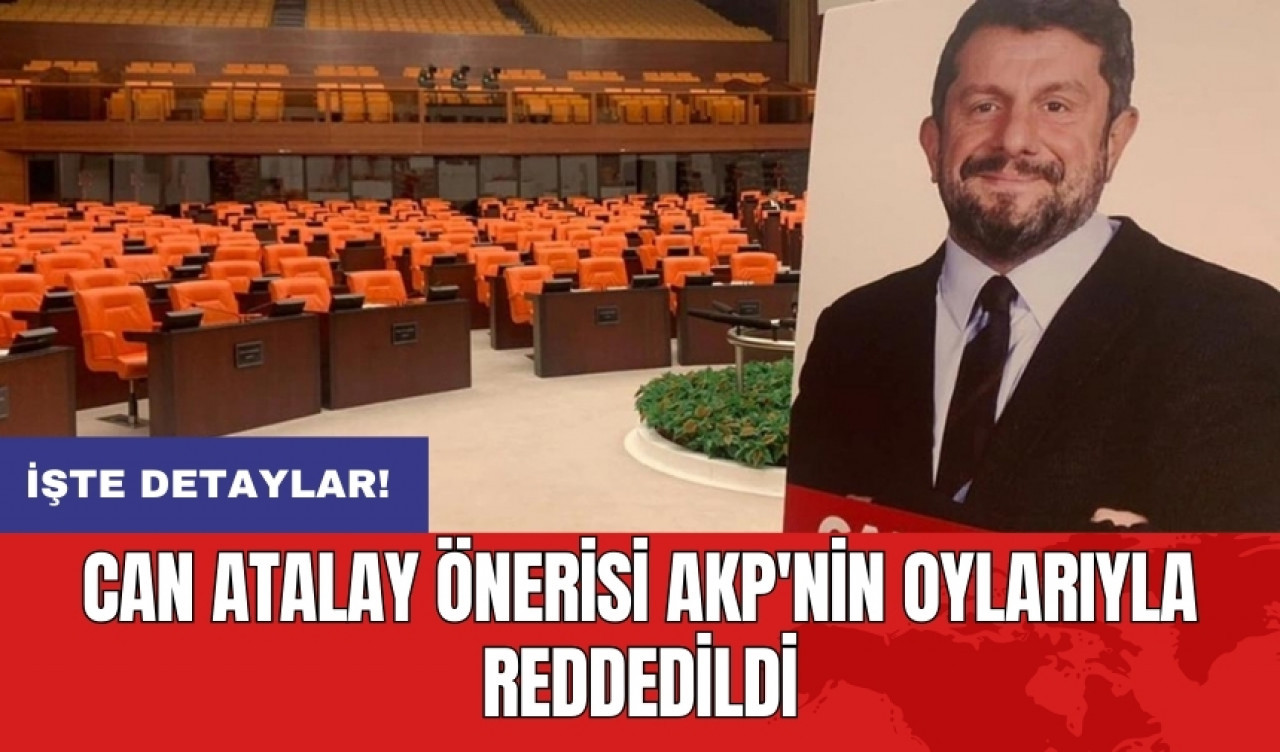 Can Atalay önerisi AKP'nin oylarıyla reddedildi