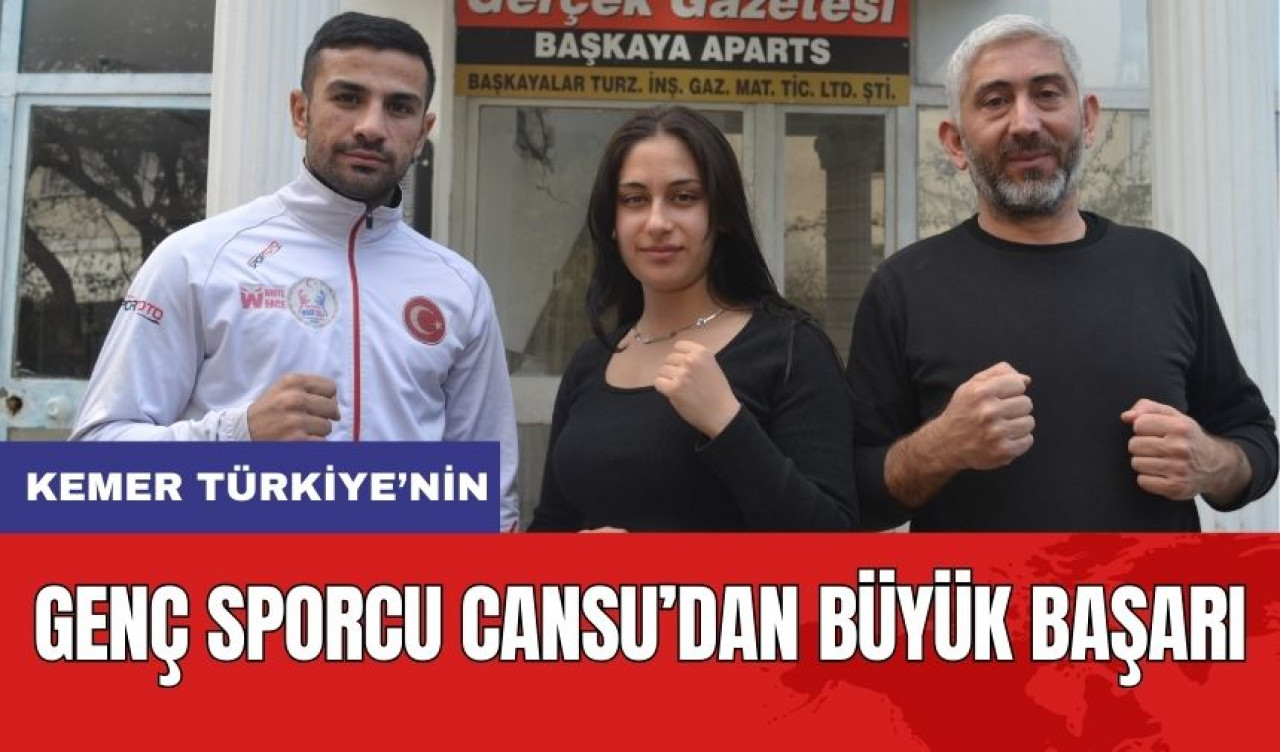 Genç Sporcu Cansu'dan Büyük Başarı! Hedefine Emin Adımlarla İlerliyor