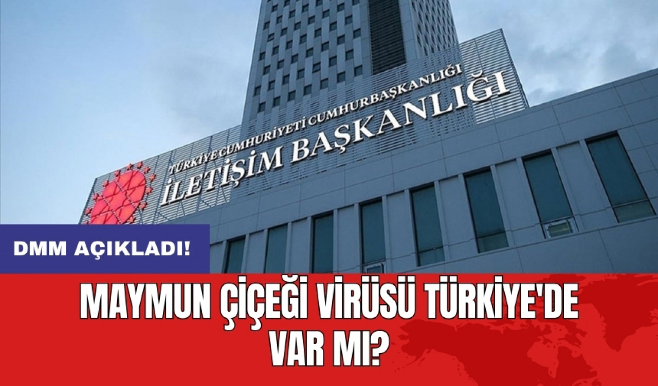 DMM açıkladı! Maymun çiçeği virüsü Türkiye'de var mı?