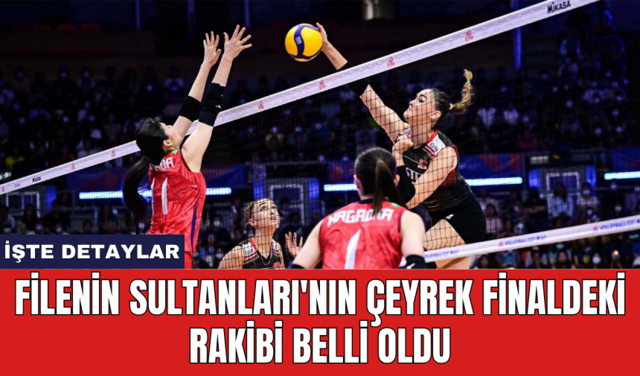 Filenin Sultanları'nın çeyrek finaldeki rakibi belli oldu