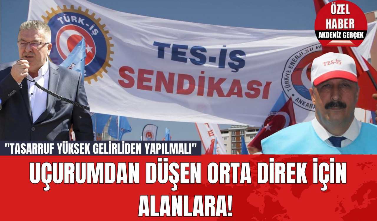 Uçurumdan düşen orta direk için alanlara! "Tasarruf Yüksek Gelirliden Yapılmalı"